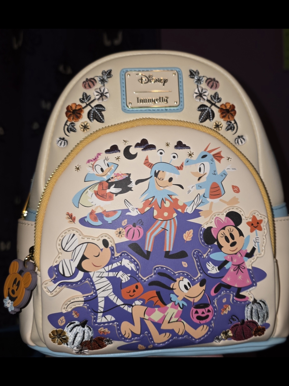Brand New! Loungefly Disney Mickey & Friends Halloween Costume Mini Backpack